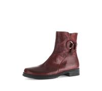 Gabor Damen Biker Boots, Frauen Stiefeletten,Best Fitting,Winterschuhe,gefüttert,Stiefel,Bootee,Booties,halbstiefel,Dark-red,43 EU / 9 UK