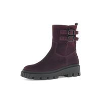 Gabor Damen Biker Boots, Frauen Stiefeletten,halbstiefel,Kurzstiefel,uebergangsschuhe,uebergangsstiefel,hoch,Stiefel,Mulberry,41 EU / 7.5 UK