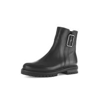 Gabor Damen Biker Boots, Frauen Stiefeletten,Komfortable Mehrweite (H),Winterstiefeletten,Winterschuhe,Stiefel,schwarz (Mel/CDF),39 EU / 6 UK