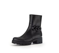 Gabor Damen Biker Boots, Frauen Stiefeletten,Wechselfußbett,Best Fitting,Booties,halbstiefel,Kurzstiefel,schwarz (Uni),40 EU / 6.5 UK