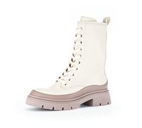 Gabor Damen Biker Boots, Frauen Stiefeletten,Wechselfußbett,motorradstiefel,Stiefel,Booties,halbstiefel,Panna/Dark-Nude,42 EU / 8 UK
