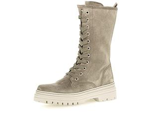 Gabor Damen Biker Boots, Frauen Stiefeletten,Wechselfußbett,uebergangsschuhe,uebergangsstiefel,motorradstiefel,Salbei (dust),36 EU / 3.5 UK
