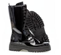 Gabor - Damen Boots schwarzKnautschlack Schwarz - Gr. - UK 7