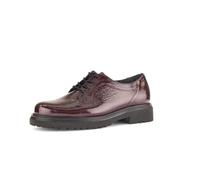 Gabor Damen Businessschuhe, Frauen Schnürschuhe,Schnuerung,lace-up Shoes,Low-tie,schnürer,Halbschuhe,klassisch,elegant,Burgund,42 EU / 8 UK