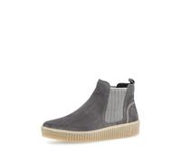 Gabor Damen Chelsea Boots - Boots mit Wechselfußbett - Damen Stiefeletten mit Warmfutter - Flache Stiefel mit Abrollsohle - Wallaby 12