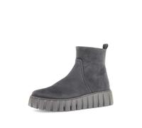 Gabor Damen Chelsea Boots Comfort Florenz grau Moderate Mehrweite (G) flach Größe 40 EU / 6,5 UK