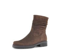 Gabor Stiefel Damen 74.655.18 – braun Velour gerafft – Größe 38,5