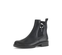 Gabor Damen Chelsea Boots, Frauen Stiefeletten,Best Fitting,flach,Stiefel,Bootee,Booties,halbstiefel,schwarz(Altsilber),42.5 EU / 8.5 UK