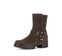 Gabor Damen Chelsea Boots, Frauen Stiefeletten,Best Fitting,flach,Stiefel,Bootee,Booties,halbstiefel,Kurzstiefel,ENGL.Brown (Gold),38 EU / 5 UK