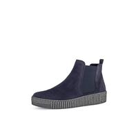 Gabor Damen Chelsea Boots, Frauen Stiefeletten,Best Fitting,flach,Stiefel,Bootee,Booties,halbstiefel,Kurzstiefel,Ocean (EL. Uni),37.5 EU / 4.5 UK