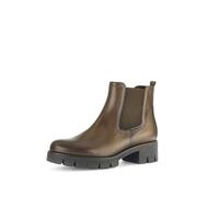 Gabor Damen Chelsea Boots, Frauen Stiefeletten,Best Fitting,gefüttert,Bootee,Booties,halbstiefel,Kurzstiefel,Sattel (Effekt),39 EU / 6 UK