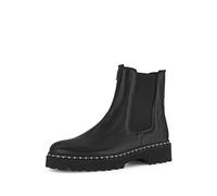 Gabor Damen Chelsea Boots, Frauen Stiefeletten,Best Fitting,Kurzstiefel,uebergangsschuhe,uebergangsstiefel,flach,schwarz (Gold),40 EU / 6.5 UK