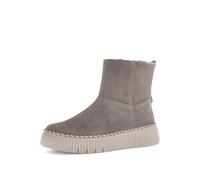 Gabor Stiefelette Veloursleder Damen Braun/Grau Gr. 41