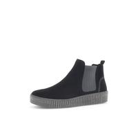 Gabor Damen Chelsea Boots | Frauen Stiefeletten | Best Fitting | Winterschuhe | gefüttert | Stiefel | Booties | schwarz (anthrazit) | 37.5 EU - 4.5 UK