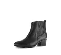 Gabor Damen Chelsea Boots, Frauen Stiefeletten,breite,extra,fersen-Riemen,gefuettert,gesundheits-Schuhe,laessig,schwarz (Micro),41 EU / 7.5 UK