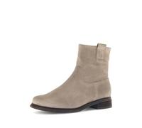 Stiefelette GABOR COMFORT "Gabor Comfort Stiefelette Veloursleder", Damen, Gr. 38,5, grau (kiesel), Veloursleder, casual, Schuhe (63014513-38,5) kiesel