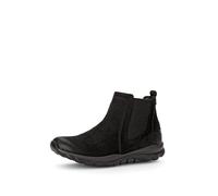 Gabor Damen Chelsea Boots, Frauen Stiefeletten,halbstiefel,Kurzstiefel,uebergangsschuhe,uebergangsstiefel,warm,schwarz (Mel.),40 EU / 6.5 UK