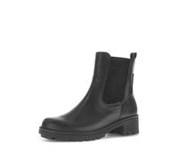 Gabor Damen Chelsea Boots, Frauen Stiefeletten,halbstiefel,Kurzstiefel,uebergangsschuhe,uebergangsstiefel,flach,schwarz (EL.Filz),42 EU / 8 UK