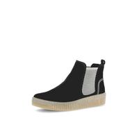Gabor Damen Chelsea Boots, Frauen Stiefeletten,Holly-Jolly,Nappa-Leder,Night-Blue,Off-White,Oliv,offen,Visone,schwarz (S.Natur),42 EU / 8 UK