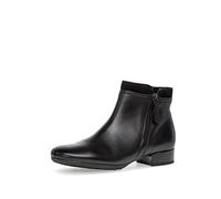 Gabor Damen Stiefeletten Elegante Glattleder Schwarz Gr. 39 EU / 6 UK