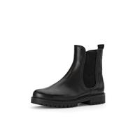 Gabor Damen Chelsea Boots, Frauen Stiefeletten,Komfortable Mehrweite (H),Booties,halbstiefel,Kurzstiefel,schwarz (Flausch),38 EU / 5 UK
