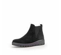 Gabor Damen Chelsea Boots, Frauen Stiefeletten,Komfortable Mehrweite (H),Kurzstiefel,uebergangsschuhe,schwarz (Mel.),41 EU / 7.5 UK