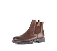 Gabor Damen Chelsea Boots, Frauen Stiefeletten,Komfortable Mehrweite (H),Schlupfstiefel,flach,Stiefel,Bootee,Camel/EF (Micro),40.5 EU / 7 UK