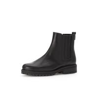 Gabor Damen Chelsea Boots, Frauen Stiefeletten,Komfortable Mehrweite (H),Schlupfstiefel,flach,Stiefel,Bootee,schwarz (Micro),38 EU / 5 UK