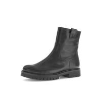 Gabor Damen Chelsea Boots, Frauen Stiefeletten,Komfortable Mehrweite (H),uebergangsschuhe,uebergangsstiefel,schwarz (Micro),38 EU / 5 UK