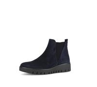 Gabor Damen Chelsea Boots, Frauen Stiefeletten,Komfortable Mehrweite (H),uebergangsschuhe,uebergangsstiefel,Dark-Blue (Mel.),38 EU / 5 UK