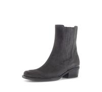 Gabor Damen Chelsea Boots, Frauen Stiefeletten,Kurzstiefel,Schlupfstiefel,flach,Passform,Comfort,Optifit,breit,Dark Grey(gebürs.),38 EU / 5 UK