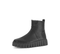Gabor Damen Chelsea Boots, Frauen Stiefeletten,Lammfell,Kunst-Stoff,laessig,langlebig,leger,Pass-Form,Pflege-leicht,robust,schwarz,40.5 EU / 7 UK