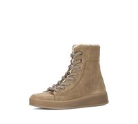 Gabor Damen Chelsea Boots, Frauen Stiefeletten,Moderate Mehrweite (G),Stiefel,Bootee,Booties,halbstiefel,Wood/Rabbit (Mic),37 EU / 4 UK