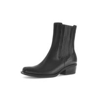 Gabor Damen Chelsea Boots, Frauen Stiefeletten,orthopaedisch,einlege-Sohlen,Soft-Move,daempfung,Best-Fitting,gesund,Cherry,schwarz,40 EU / 6.5 UK