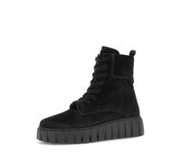 Gabor Damen Chelsea Boots, Frauen Stiefeletten,Passform,Comfort,wechsel-Fussbett,Optifit,breit,Hovercraft,weich,f,schwarz (Micro),38 EU / 5 UK