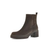 Gabor Damen Chelsea-Boots Schlupfstiefel flach ENGL. Brown Größe 40,5 EU / 7 UK