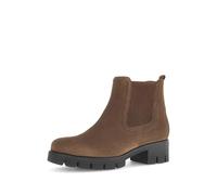 Stiefelette GABOR "Gabor Stiefelette Veloursleder", Damen, Gr. 38, whisky, Veloursleder, casual, Schuhe (68076700-38) whisky