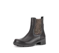 Gabor Damen Chelsea Boots, Frauen Stiefeletten,Schlupfstiefel,Stiefel,Bootee,Booties,halbstiefel,Kurzstiefel,Moro (EL. Leo),39 EU / 6 UK