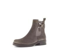 Gabor Damen Chelsea Boots, Frauen Stiefeletten,uebergangsschuhe,uebergangsstiefel,Schlupfstiefel,flach,Stiefel,Mohair (Altsilber),40 EU / 6.5 UK