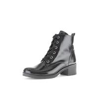 Gabor Fashion Schnür Stiefelette schwarz Lack 72.816.97 - Größe 41