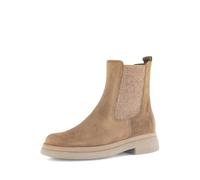 Chelseaboots GABOR "Chelsea Boot Rauleder", Damen, Gr. 41, beige, Schuhe Chelseaboots (36838500-41) beige