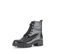 Gabor Stiefelette Leder Schwarz Lack - 42,5