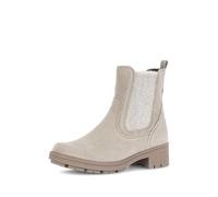 Gabor Damen Chelsea Boots, Frauen Stiefeletten,uebergangsstiefel,Schlupfstiefel,flach,Stiefel,Bootee,Booties,Kiesel (EL.Wool),41 EU / 7.5 UK