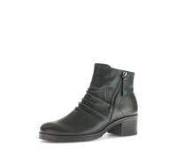 Gabor Stiefelette dunkelgrün Leder gerafft G-Weite 72.811.63 für Damen, grün, Größe 41 EU / 7,5 UK