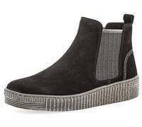 Gabor Damen Chelsea Boots, Frauen Stiefeletten,Wechselfußbett,Best Fitting,Bootee,Booties,halbstiefel,schwarz (anthrazit),38 EU / 5 UK
