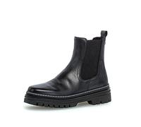 Gabor Damen Chelsea Boots, Frauen Stiefeletten,Wechselfußbett,Best Fitting,gefüttert,Stiefel,Booties,halbstiefel,schwarz (Weiss),41 EU / 7.5 UK