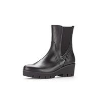 Gabor Damen Chelsea Boots, Frauen Stiefeletten,Wechselfußbett,Best Fitting,Schlupfstiefel,Winterstiefeletten,Winterschuhe,schwarz,37 EU / 4 UK