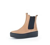Gabor Damen Chelsea Boots, Frauen Stiefeletten,Wechselfußbett,Best Fitting,uebergangsschuhe,uebergangsstiefel,Chino (schwarz),37.5 EU / 4.5 UK