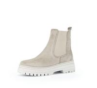 Gabor Damen Chelsea Boots, Frauen Stiefeletten,Wechselfußbett,Best Fitting,Warmfutter,gefüttert,Bootee,Booties,Salbei (dust),37 EU / 4 UK