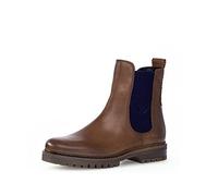 Gabor Damen Chelsea Boots, Frauen Stiefeletten,Wechselfußbett,Komfortable Mehrweite (H),uebergangsschuhe,sattl/EF(FL/River),37 EU / 4 UK